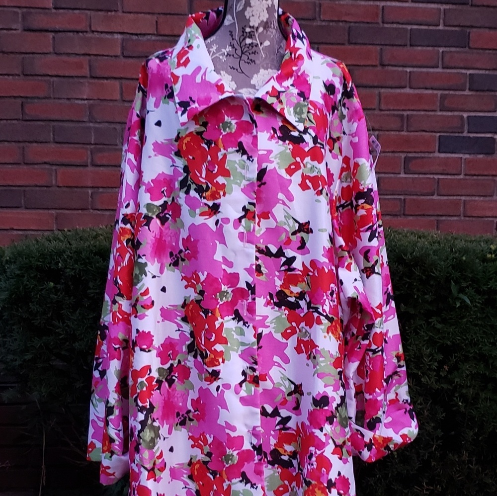 A Personal Touch size 6x Pink Floral Jacket